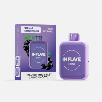 INFLAVE MINI Чёрная смородина (1000 затяжек)
