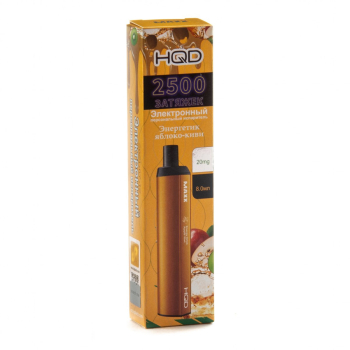 Электронная сигарета HQD MAXX Энергетик яблоко киви (2500 затяжек)