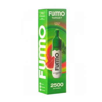 Электронная сигарета FUMMO TARGET Арбуз мята (2500 затяжек)