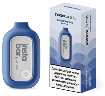 Электронная сигарета PLONQ INSTABAR Blueberry Raspberry (5000 затяжек) 20 мг