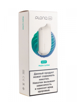 Электронная сигарета PLONQ MAX Mojito Lychee (6000 затяжек) 20 мг