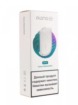 Электронная сигарета PLONQ MAX Guava Passionfruit (6000 затяжек) 20 мг