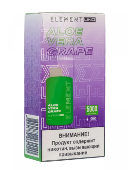 ELEMENT UNO Алоэ вера виноград (5000 затяжек)
