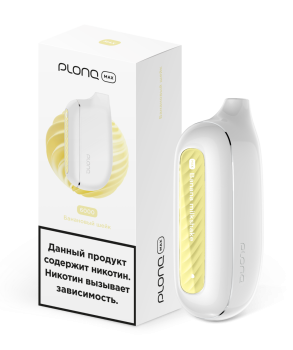 Электронная сигарета PLONQ MAX Банановый шейк (6000 затяжек) 20 мг