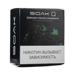 Картридж SOAK Q Дайкири-чёрная смородина (2шт)