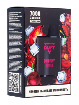 Электронная сигарета DUFT Cherry Juice (7000 затяжек)