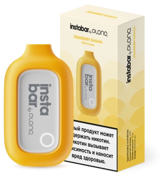 Электронная сигарета PLONQ INSTABAR Клубника банан (5000 затяжек) 20 мг
