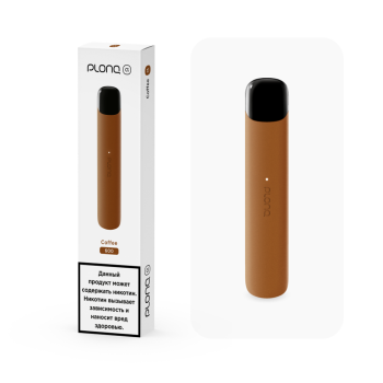 Электронная сигарета PLONQ ALPHA Кофе (600 затяжек) 20 мг