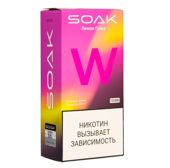 SOAK W Лмион гуава 10000 затяжек