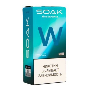 SOAK W Мятная жвачка 10000 затяжек