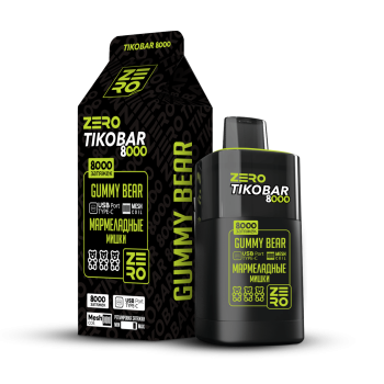 Электронная сигарета TIKOBAR ZERO Мармеладные Мишки 8000 затяжек