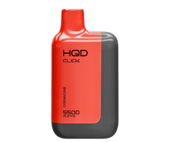HQD CLICK Устройство + картридж Гранатовый сок со смородиной и лимоном (5500 затяжек)