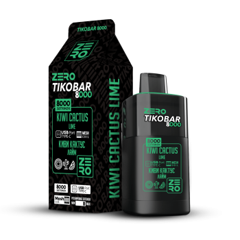 Электронная сигарета TIKOBAR ZERO Киви Кактус Лайм 8000 затяжек