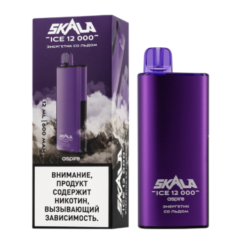 Электронная сигарета SKALA ICE Энергетик со льдом (12000 затяжек)