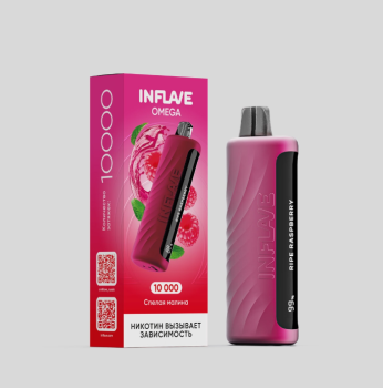 INFLAVE OMEGA Спелая малина (10000 затяжек)