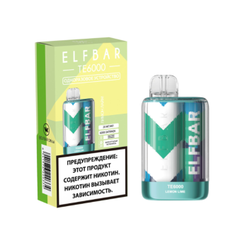 ELF BAR TE Лимон лайм (6000 затяжек) 20 мг