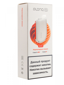 PLONQ MAX Фруктовый мармелад (6000 затяжек) 20 мг