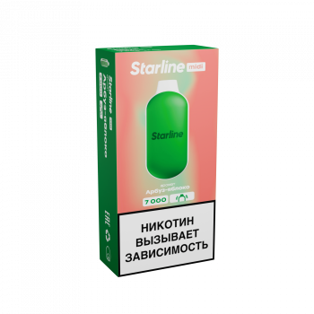 Эл. сиг. DARKSIDE STARLINE 7000 Миди Арбуз-яблоко, 11мл,  2 %