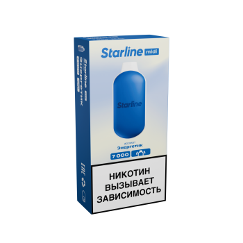 Эл. сиг. DARKSIDE STARLINE 7000 Миди Энергетик, 11мл,  2 %