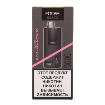 Эл. сиг. FOOSE BLACK 9000 Клубника мохито 2%