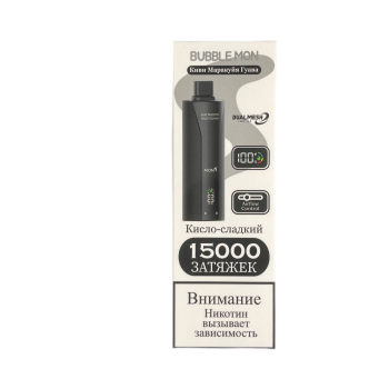 Эл. сиг. BUBBLEMON BOOSTER 15000 Киви Маракуйя Гуава / Kiwi Passion Fruit Guava 2 %