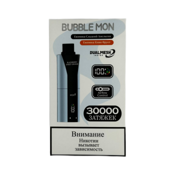 Эл. сиг. BUBBLEMON BOOSTER DUBLE 30000 Ежевика сладк. апельсин + Ежевика Киви Фрукт/Blackberry Sweet
