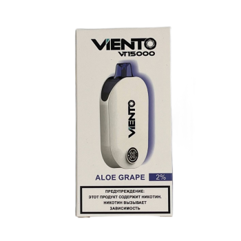 Эл. сиг. VIENTO VT 15000 Aloe Grape 2 %